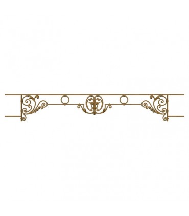 Appui de fenêtre fonte modèle CHINON longueur utile 1100 à 1250mm