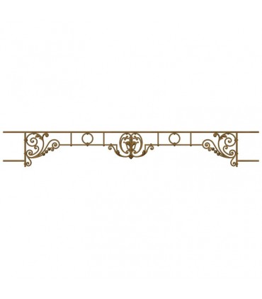 Appui de fenêtre fonte modèle CHINON longueur utile 1200 à 1350mm