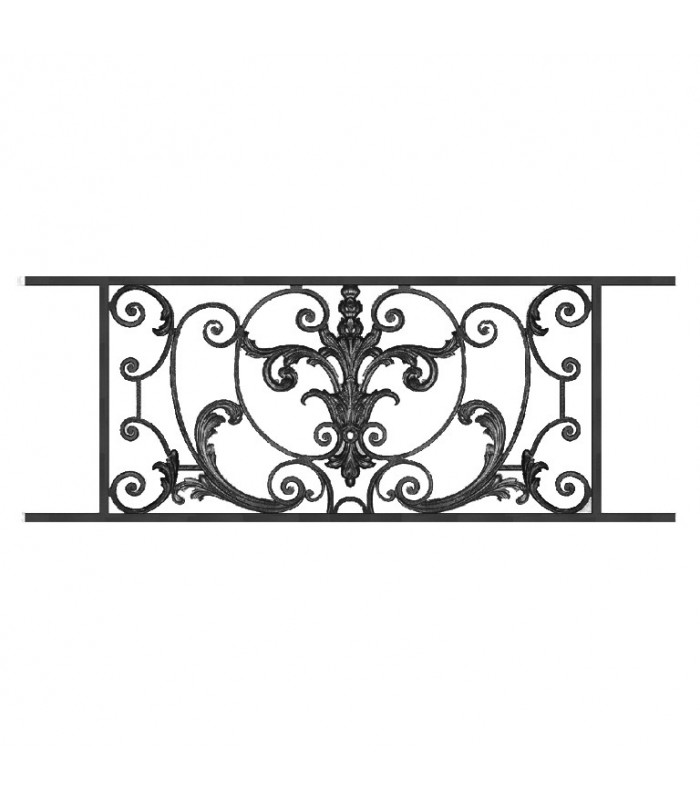 Garde-corps fonte AMBOISE 1100à1250x500mm appuis de fenetres prets à poser