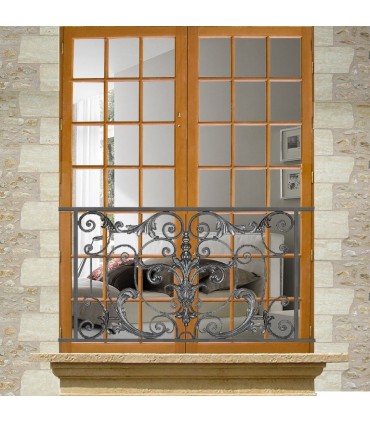 Garde-corps AMBOISE en fonte longueur 1020mm hauteur 610mm