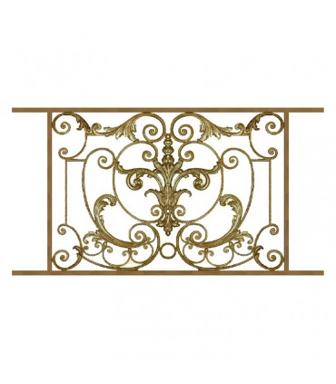 Garde-corps AMBOISE en fonte longueur 1020mm hauteur 710mm