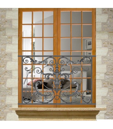 Garde-corps AMBOISE en fonte longueur 1020mm hauteur 710mm