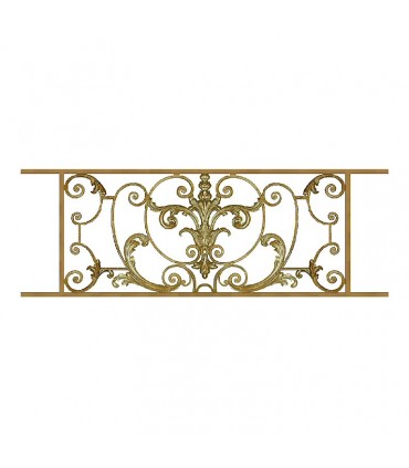 Garde-corps AMBOISE en fonte longueur 1140mm hauteur 500mm