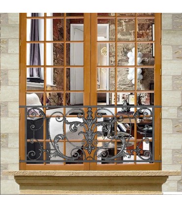 Garde-corps AMBOISE en fonte longueur 1140mm hauteur 500mm