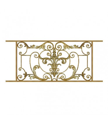 Garde-corps AMBOISE en fonte longueur 1140mm hauteur 610mm