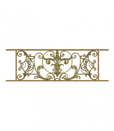 Appui de fenêtre fonte modèle AMBOISE longueur utile 1310 à 1500mm hauteur 500mm