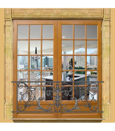 Appui de fenêtre fonte modèle AMBOISE longueur utile 1310 à 1500mm hauteur 500mm