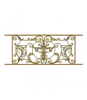 Appui de fenêtre fonte modèle AMBOISE longueur utile 1310 à 1500mm hauteur 610mm