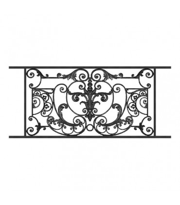 Appui de fenêtre fonte modèle AMBOISE longueur utile 1310 à 1500mm hauteur 710mm