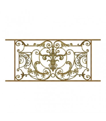 Appui de fenêtre fonte modèle AMBOISE longueur utile 1310 à 1500mm hauteur 710mm