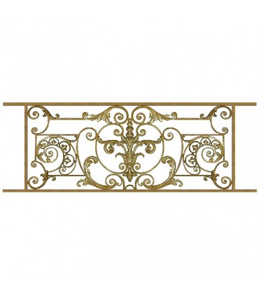 Appui de fenêtre fonte modèle AMBOISE longueur utile 1450 à 1650mm hauteur 610mm