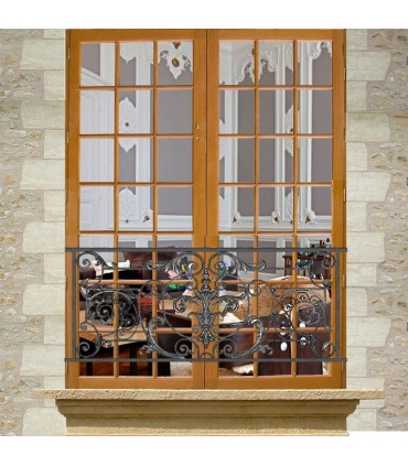 Appui de fenêtre fonte modèle AMBOISE longueur utile 1450 à 1650mm hauteur 610mm