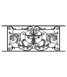 Appui de fenêtre fonte modèle AMBOISE longueur utile 1450 à 1650mm hauteur 710mm