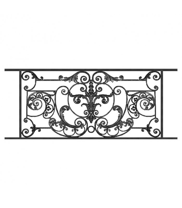 Appui de fenêtre AMBOISE 1450à1650x710mm prêt à poser en fonte