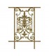 Balustrade en fonte modèle AMBOISE longueur utile 550 à 750mm hauteur du motif 910mm