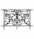 Balustrade en fonte modèle AMBOISE longueur utile 1500 à 1650mm hauteur du motif 910mm