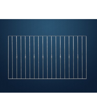 Grille de cloture MARINA 10 prête à poser