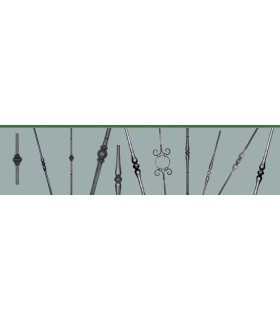 Balustres en acier forgé