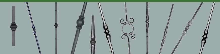 Balustres en acier forgé